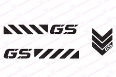 BMW GS Helmet Reflective Decal Kit "GS Chevron"