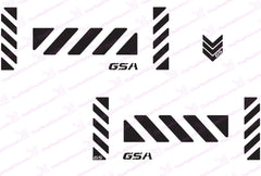 BMW GS Motorcycle Reflective Decal Kit GSA Large Chevron for Touratech Panniers