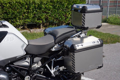 BMW GS Adventure Motorcycle Reflective Chevron Graphics Kit for Touratech Panniers and Top Case