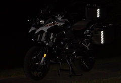 BMW GS Adventure Motorcycle Reflective Chevron Graphics Kit for Touratech Panniers and Top Case