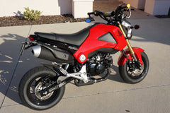 Honda Grom MX125 Carbon Fiber look Gas Tank Decal Kit