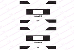BMW GS Motorcycle Reflective Pannier Graphics Kit for 2013-2014 R1200