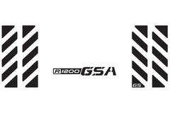 BMW GSA Adventure Motorcycle Reflective Chevron Decal Kit R1200 GSA for Touratech Top Case