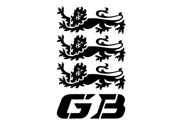 BMW GS Motorcycle Reflective Decal GB Lions