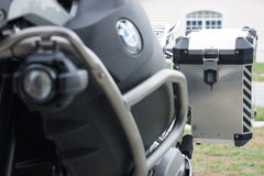 BMW GSA Adventure Motorcycle Reflective Chevron Graphics Kit for Touratech Panniers
