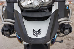 BMW Large GS Motorcycle Reflective Chevron Graphics Kit for Touratech Panniers