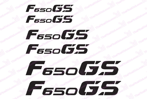 BMW GS Motorcycle Reflective Decals F650 GS