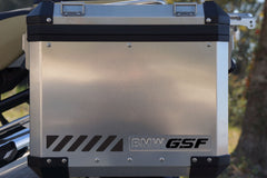 BMW GSF Motorcycle Reflective Decal Kit Small Chevrons for Touratech Panniers