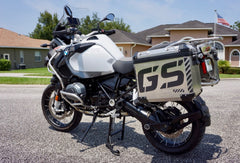 BMW Large GS Motorcycle Reflective Chevron Graphics Kit for Touratech Panniers