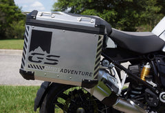 BMW GSA Adventure Motorcycle Reflective Decal Kit "GS Mountain Adventure" for Touratech Panniers