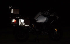 BMW GSA Adventure Motorcycle Reflective Decal Kit "GS Mountain Adventure" for Touratech Panniers