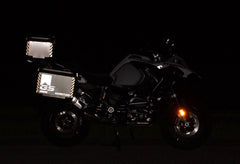 BMW GSA Adventure Motorcycle Reflective Decal Kit "GS Mountain Adventure" for Touratech Panniers