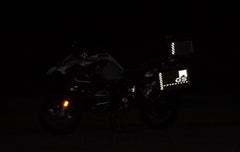 BMW GSA Adventure Motorcycle Reflective Decal Kit "GS Mountain Big Adventure" for Touratech Panniers