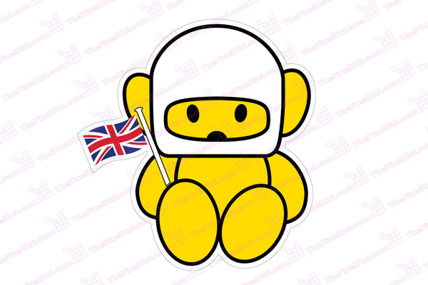 Hesketh Racing Teddy Bear with Flag