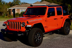 MOLON LABE Black with White Border "Come and Take" with Spartan Helmet Hood Decals for your Jeep Wrangler JL
