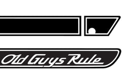 YOUR TEXT Custom Retro Hood Decals for Jeep Wrangler JK - Single Color
