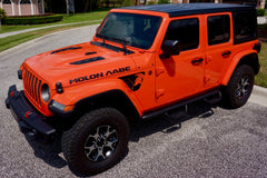 MOLON LABE "Come and Take" Hood Decals with Large Spartan Helmet Side Vent Decals for Jeep Wrangler JL or Gladiator JT