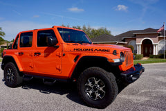 MOLON LABE "Come and Take" with Spartan Helmet Hood Decals for your Jeep Wrangler JL or Gladiator JT