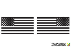 USA American Flag Hood Decals for your Jeep Wrangler