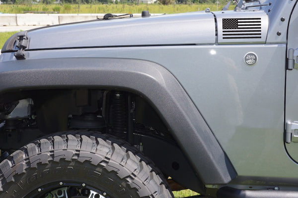 USA American Flag Hood Decals for your Jeep Wrangler