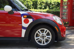 Mini Cooper (2007-2013) R56 RAF Royal Air Force A-Panel Full Color Decal Kit - Exact Fit