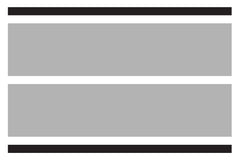 Mini Cooper Center Line Hood and Hatch Racing Stripe Kit - Four Stripe - Two Color