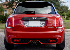 Mini Cooper (2014-Present) F55 F56 Hard Top Trunk Boot Lid Decal  - Union Jack -  English Flag