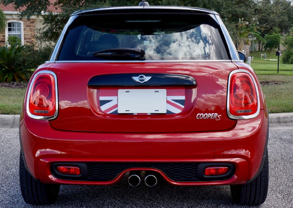 Mini Cooper (2014-Present) F55 F56 Hard Top Trunk Boot Lid Decal  - Union Jack -  English Flag