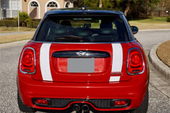 Mini Cooper Hard Top Boot Stripes 4 Door (2014 to Present) - Exact Fit - Two Color - Laminated