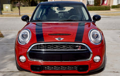 Mini Cooper and Cooper S Hard Top (2014 to Current) Hood Decals - Exact Fit - Single Color