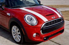 Mini Cooper and Cooper S Hard Top (2014 to Current) Hood Decals - Exact Fit - Single Color