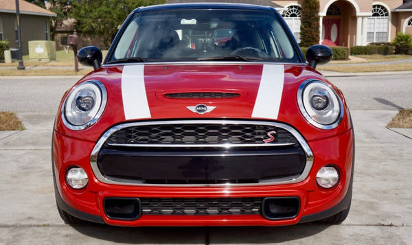 Mini Cooper and Cooper S Hard Top (2014 to Current) Hood Decals - Exact Fit - Single Color