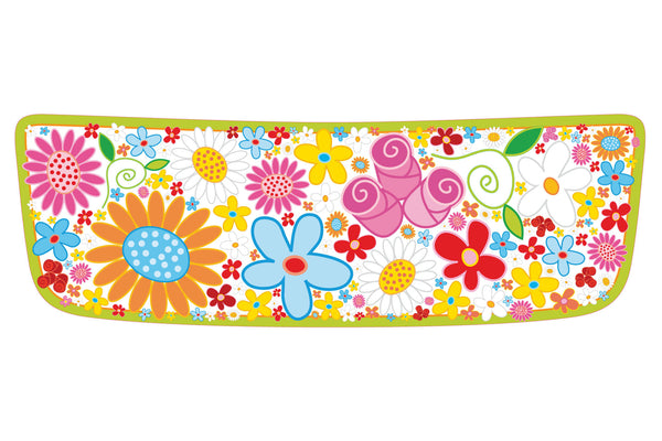 Mini Cooper S (2007-2013) R56 Hood Scoop Decal - Exact Fit - Flower Power