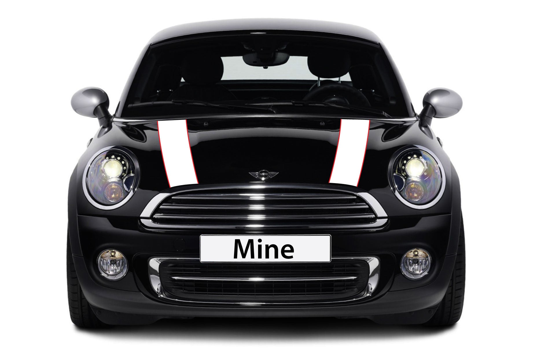 Mini Cooper R56 Hood Stripes (2007-2013) - Exact Fit - Two Color