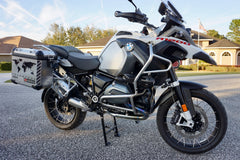 BMW R1250 GS Adventure Motorcycle Reflective Decal Kit "World Adventure Map" for Touratech Panniers