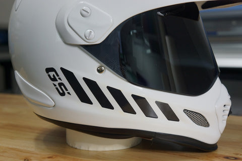 Custom GS Style Reflective Chevron Stickers for Arai Helmets | The ...