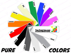 Mini Cooper Center Line Hood and Hatch Racing Stripe Kit - Twin Stripe - Single Color