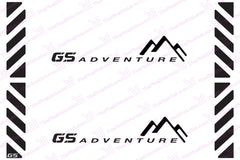 BMW GS Motorcycle Reflective Decal Kit GS Adventure Chevron for Touratech Panniers
