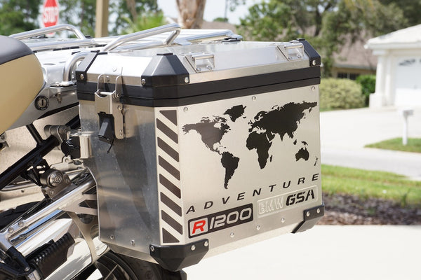 Reflective Sticker Decals For BMW Motorcycle Cases – Fits R1200GS Adventure, F650GS, F700GS, F800GS