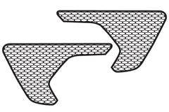 Matte Black - Honey Comb Fender Vent Decals for your Jeep Wrangler JL or Gladiator JT - Exact Fit