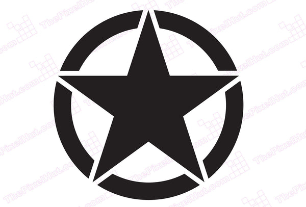 Oscar Mike Freedom Star Hood Graphic Sticker for Jeep Wrangler