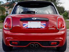 Mini Cooper (2014-Present) F55 F56 Hard Top Trunk Boot Lid Decal  - Union Jack -  English Flag