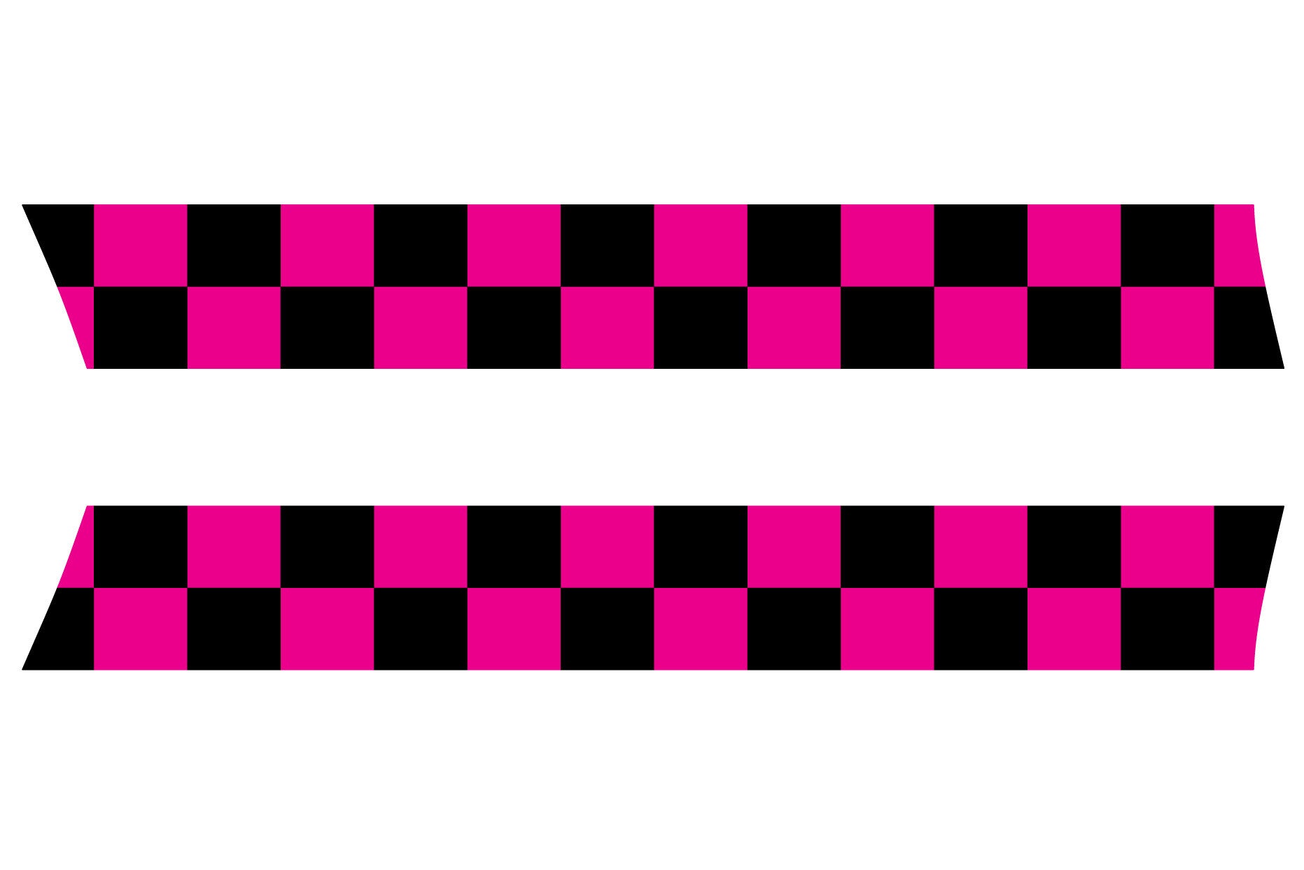 hot pink and black border